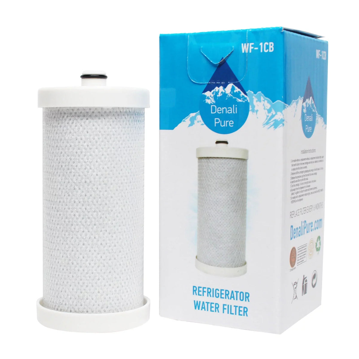 5-Pack Replacement for Kenmore 469910 Refrigerator Fluid Filter - Compatible with Kenmore 469910 Fridge Fluid Filter Cartridge - Denali Pure Brand