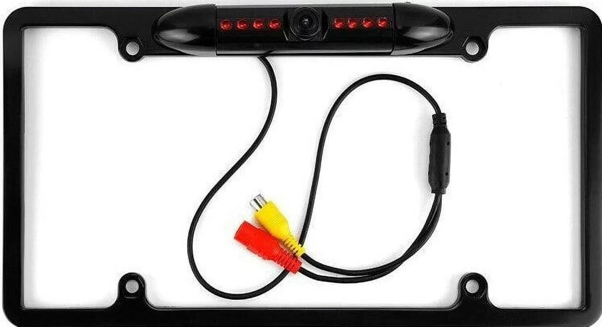Backup Camera Rearview License Plate Frame for XAV-AX5500 XAVAX5500 Black