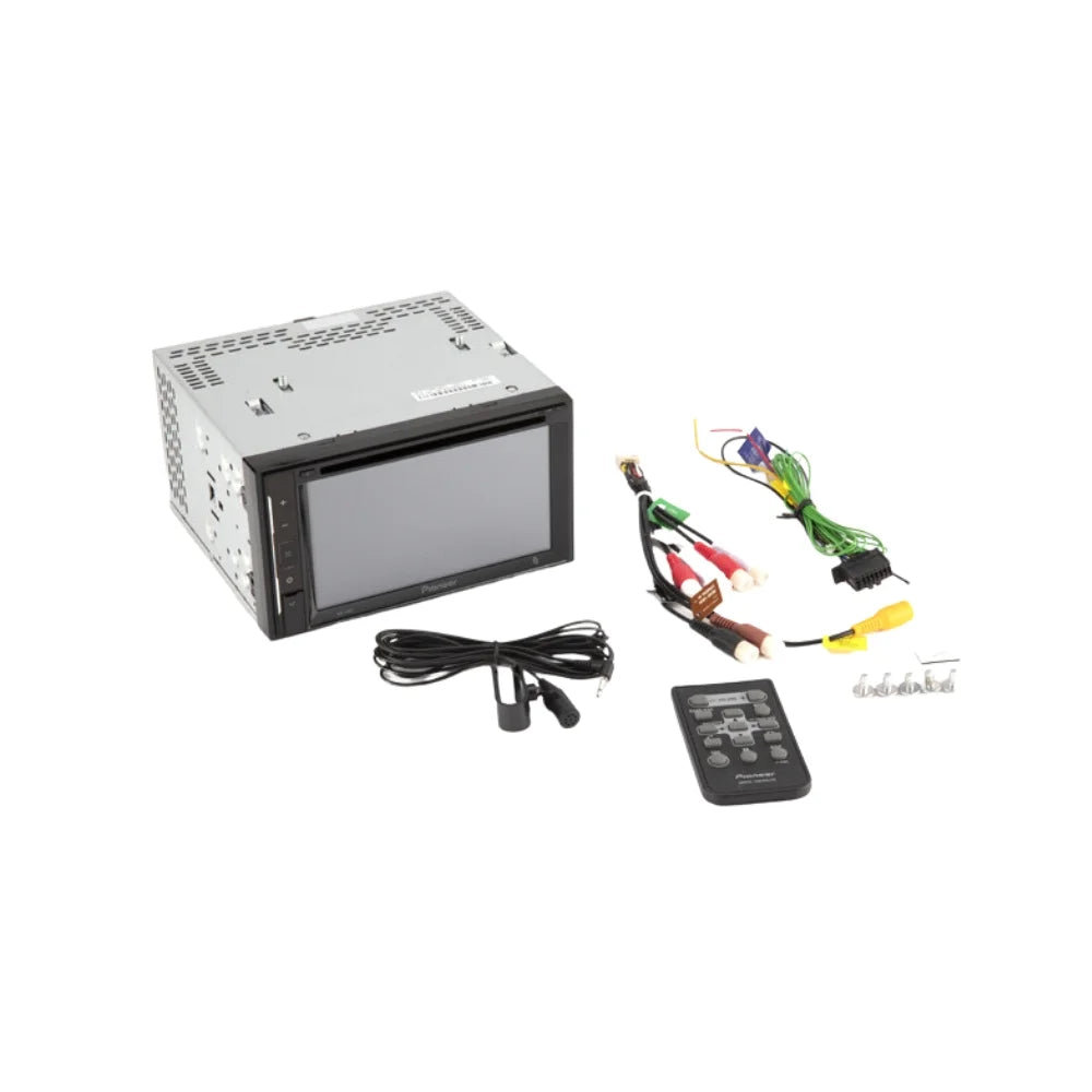 KIT4916 Bundle for 2003-2005 Nissan 350Z W/ Pioneer AVH-241EX Double DIN Car Stereo with Bluetooth/Backup Camera/Installation Kit/in-Dash DVD/CD AM/FM 6.2" Display Digital Media Receiver