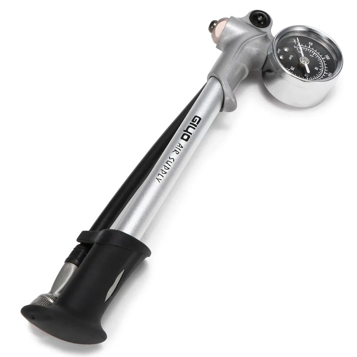 Arealer 300PSI Front Fork and Front Suspension Pump With Gauge High Pressure Pump with Lever Lock Schrader Valve Air Pump for MTB Mountain Bike