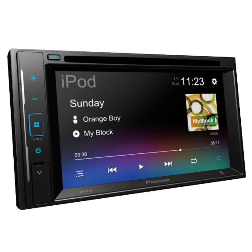 KIT2513 Bundle with Pioneer Multimedia DVD Car Stereo and Installation Kit - for 2000-2006 Ford Explorer Sport Trac / Bluetooth Display Backup Camera, Double Din Dash Kit