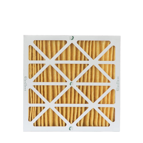 3 Pack of 24x24x2 MERV 11 Pleated 2" Inch Air Filters by Glasfloss. Actual Size: 23-3/8 x 23-3/8 x 1-3/4