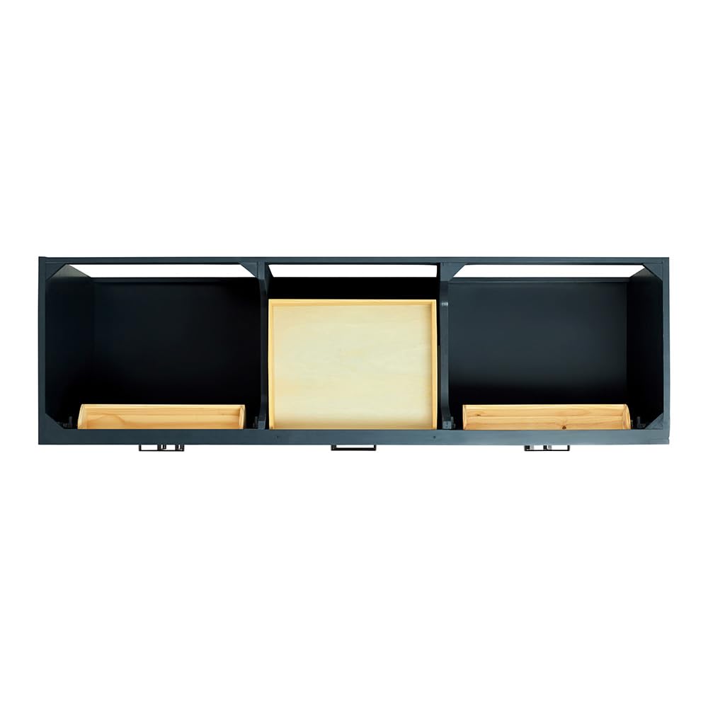 DKB Isabella 72" Oak Double Bathroom Vanity with Sink, 1.5" Carrara White Marble Countertop, Rectangle Undermount Sinks, 4 Soft Closing Doors, 6 Dovetail Drawers