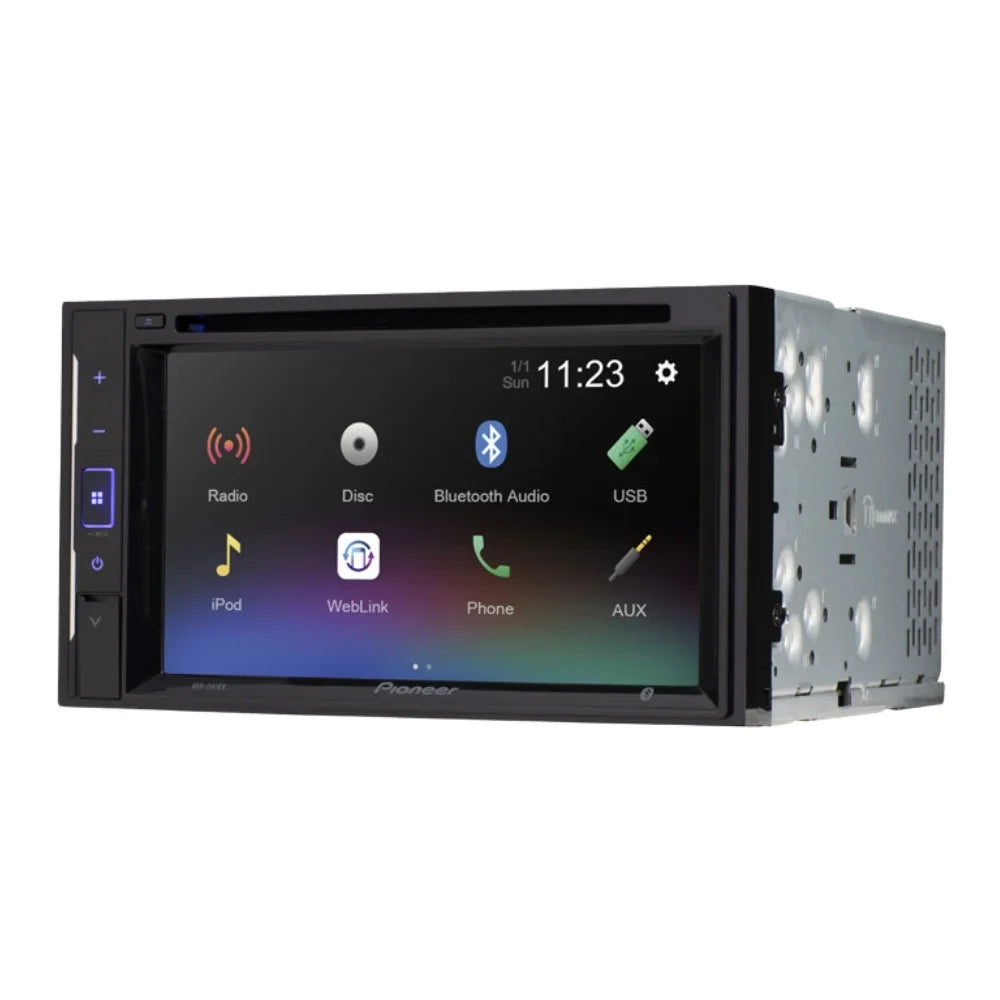 KIT4916 Bundle for 2003-2005 Nissan 350Z W/ Pioneer AVH-241EX Double DIN Car Stereo with Bluetooth/Backup Camera/Installation Kit/in-Dash DVD/CD AM/FM 6.2" Display Digital Media Receiver
