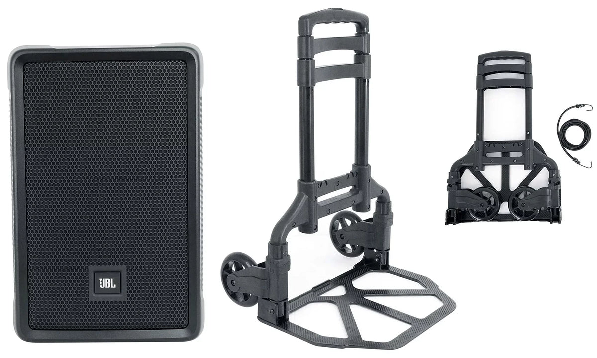 JBL IRX108BT 8" 1000w Powered DJ Portable PA Speaker w/ Bluetooth + Hand Truck