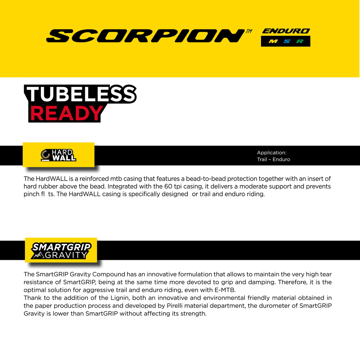 Pirelli Scorpion Enduro M TurquoiseColor Edition Mountain Bicycle Tire 29x2.4 - Tubeless Capability Tear-Resistant MTB Tire for XC Racing, Trail and Enduro Riding + SmarTUBE 23/32-622