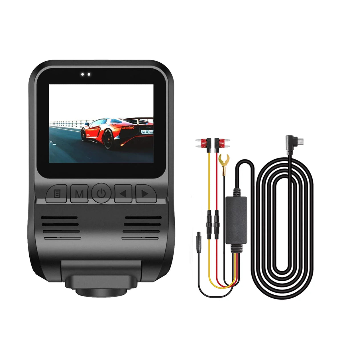 Moobody Dash Camera with Front Rear Dual Recording, 1080P and 720P Driving Recorder DVR - Capture Clear Footage with Anti-Shaking Technology
