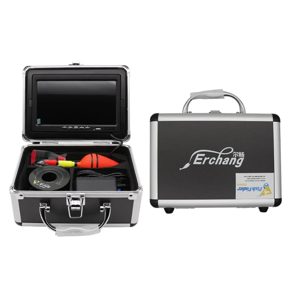 Erchang Liquid Fishing Camera Portable Fish Finder with 7 Inch for Boat Kayak Lake Sea Fishing - Crystal Clear Imaging, User-friendly Design, Perfect for Fishing Enthusiasts