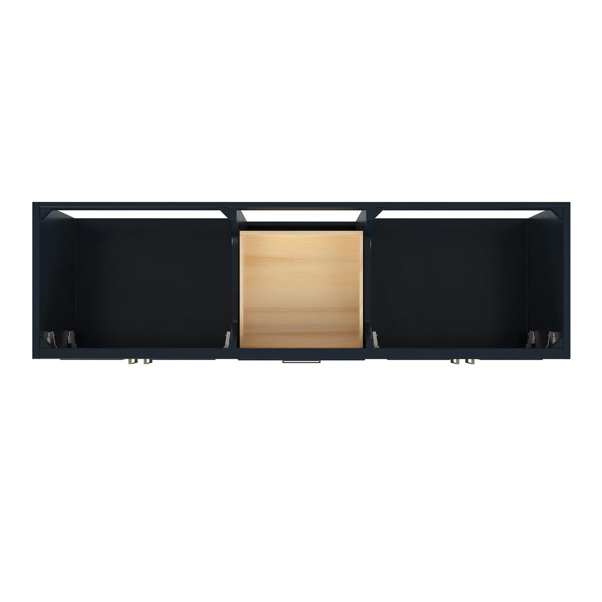 DKB Isabella 72" Oak Double Bathroom Vanity with Sink, 1.5" Carrara White Marble Countertop, Rectangle Undermount Sinks, 4 Soft Closing Doors, 6 Dovetail Drawers