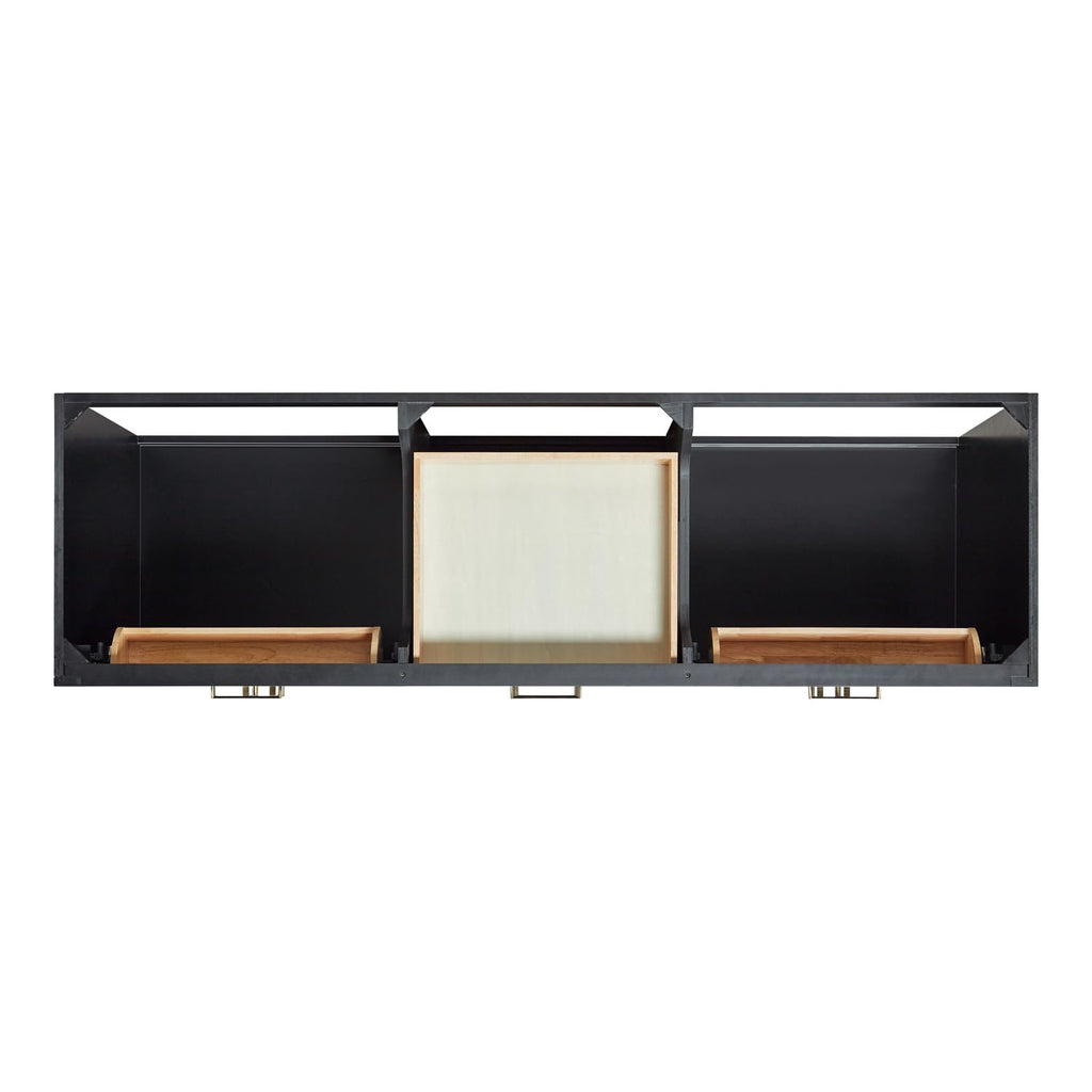 DKB Isabella 72" Oak Double Bathroom Vanity with Sink, 1.5" Carrara White Marble Countertop, Rectangle Undermount Sinks, 4 Soft Closing Doors, 6 Dovetail Drawers