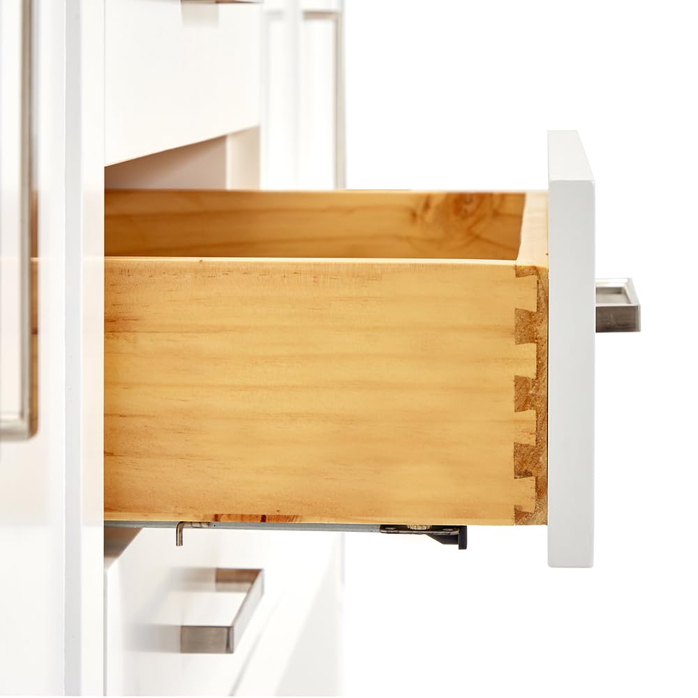 DKB Isabella 72" Oak Double Bathroom Vanity with Sink, 1.5" Carrara White Marble Countertop, Rectangle Undermount Sinks, 4 Soft Closing Doors, 6 Dovetail Drawers