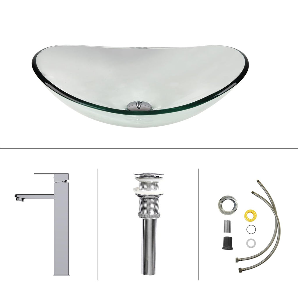 48" Bathroom Vanity with Sink, White Modern Freestanding Bathroom Vanity Cabinet with Marble Texture Top and 4 Drawers, Two Boat Ceramic Vessel Sinks