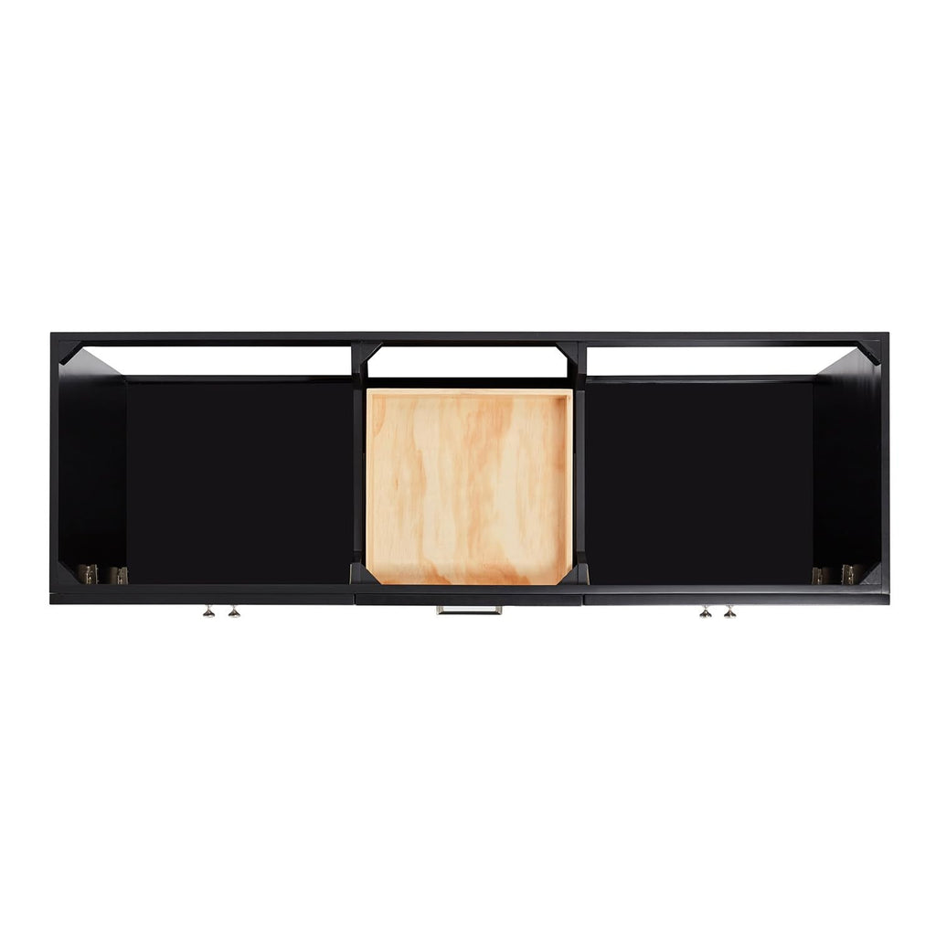 DKB Isabella 66" White Double Bathroom Vanity with 1.5" Carrara Quartz Countertop, Double Rectangular Undermount Sinks, 4 Soft Closing Doors, 6 Dovetail Drawers