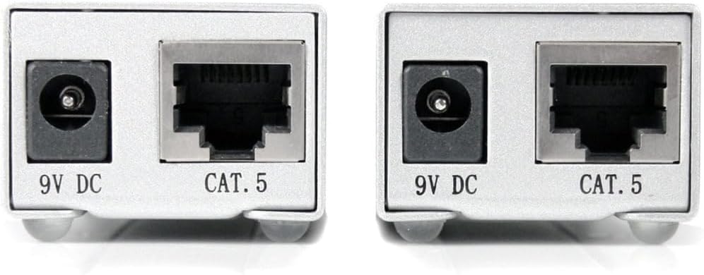 Serial Db9 Rs232 Extender Over Cat 5 - Up To 3300 Ft (1000 Meters)