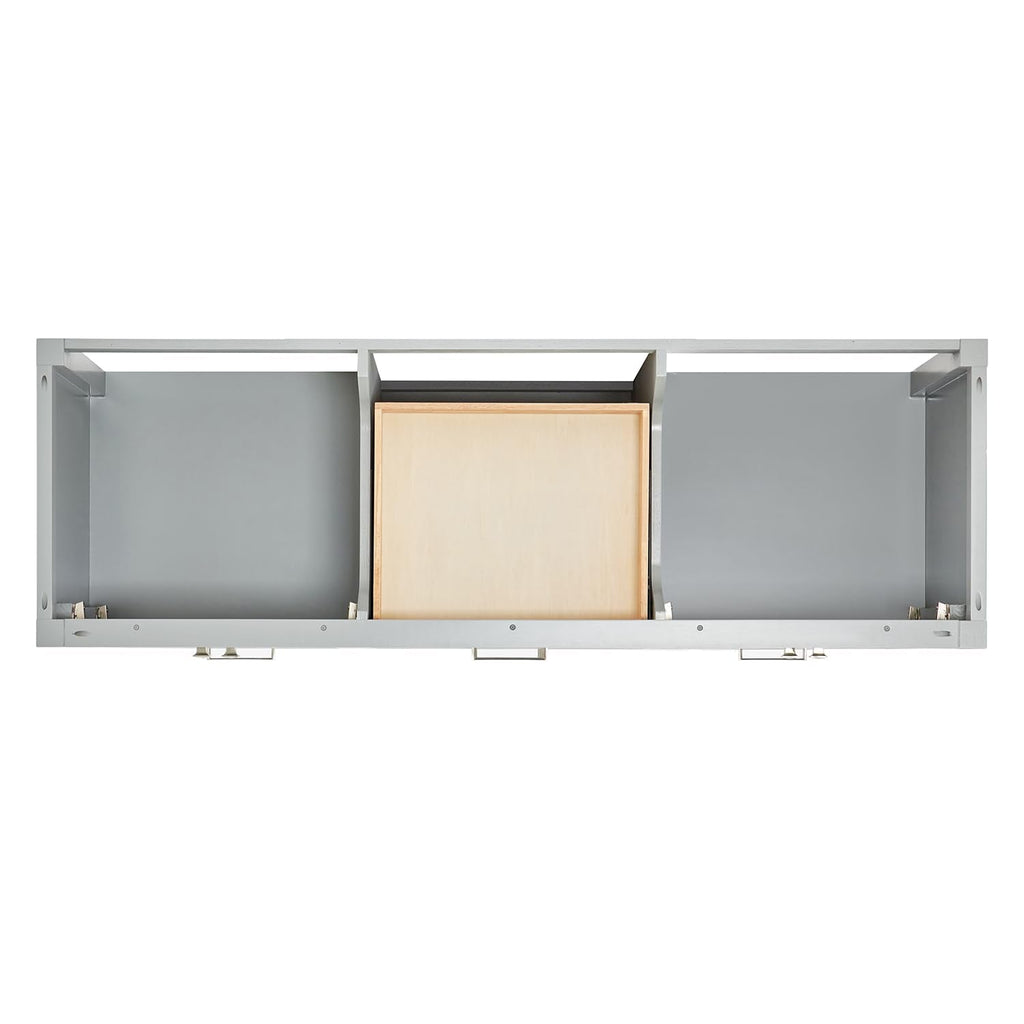 DKB Isabella 66" White Double Bathroom Vanity with 1.5" Carrara Quartz Countertop, Double Rectangular Undermount Sinks, 4 Soft Closing Doors, 6 Dovetail Drawers