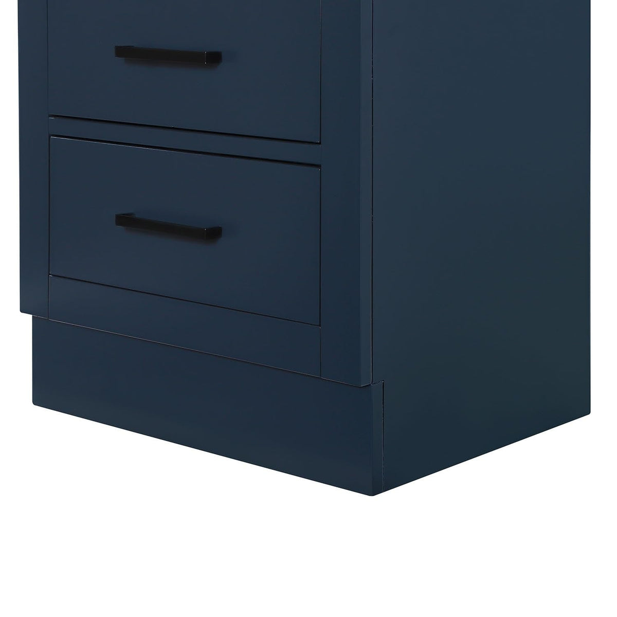 ARIEL Hepburn 92 Inch Includes 20 Inch Linen Cabinet and 1 of 72 Inch Double Rectangle Sink Bathroom Vanity with Carrara White Quartz Countertop 1.5 Inch in Natural Oak
