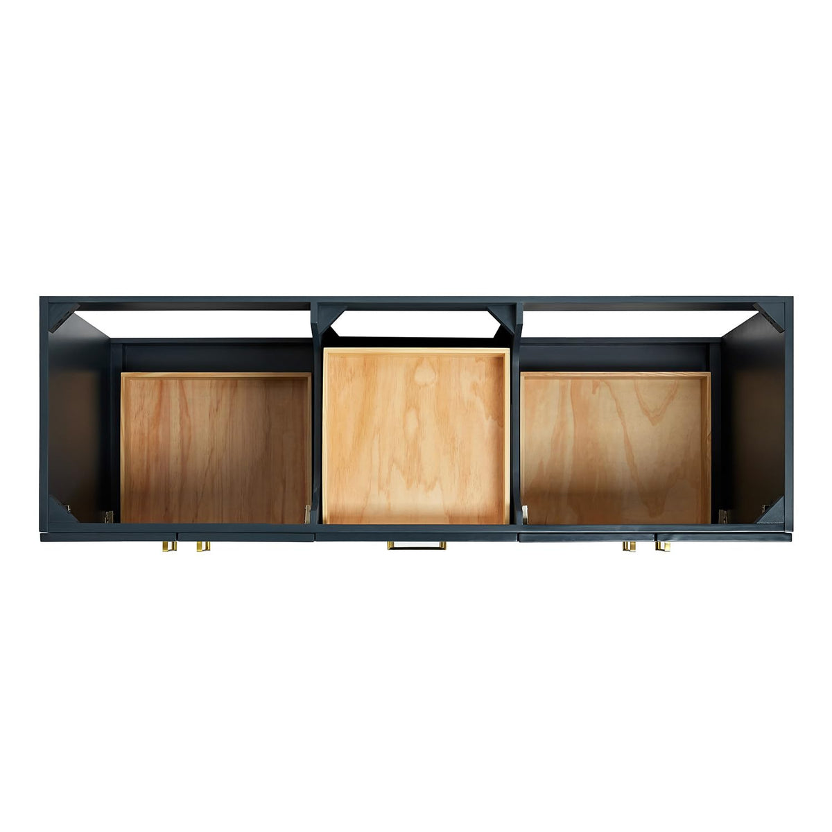 DKB Isabella 66" White Double Bathroom Vanity with 1.5" Carrara Quartz Countertop, Double Rectangular Undermount Sinks, 4 Soft Closing Doors, 6 Dovetail Drawers