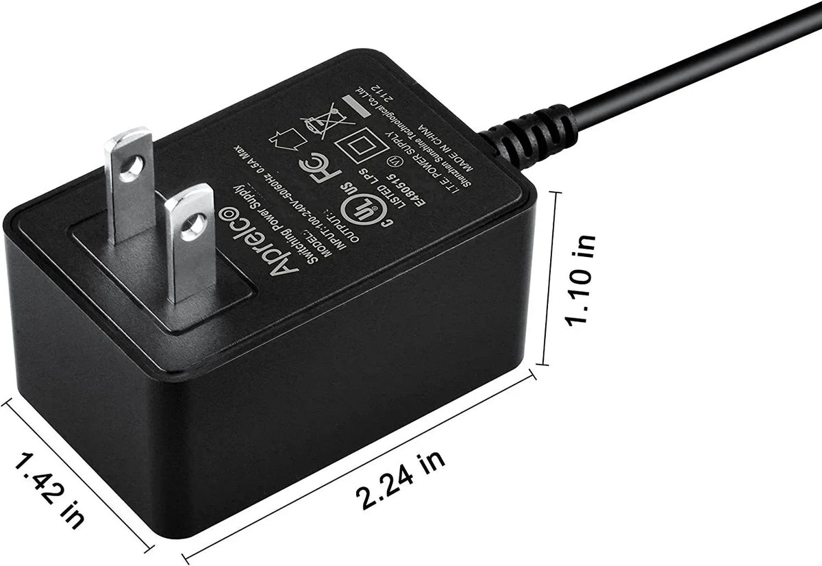 Aprelco UL Listed 9V AC / DC Adapter For Life Fitness X1 X1-XX00-0103, X1-XX00-0203, X1-XX00-0303 Elliptical Residential Ellipticals 9VDC Power Supply Cord Cable PS Battery Charger Mains PSU