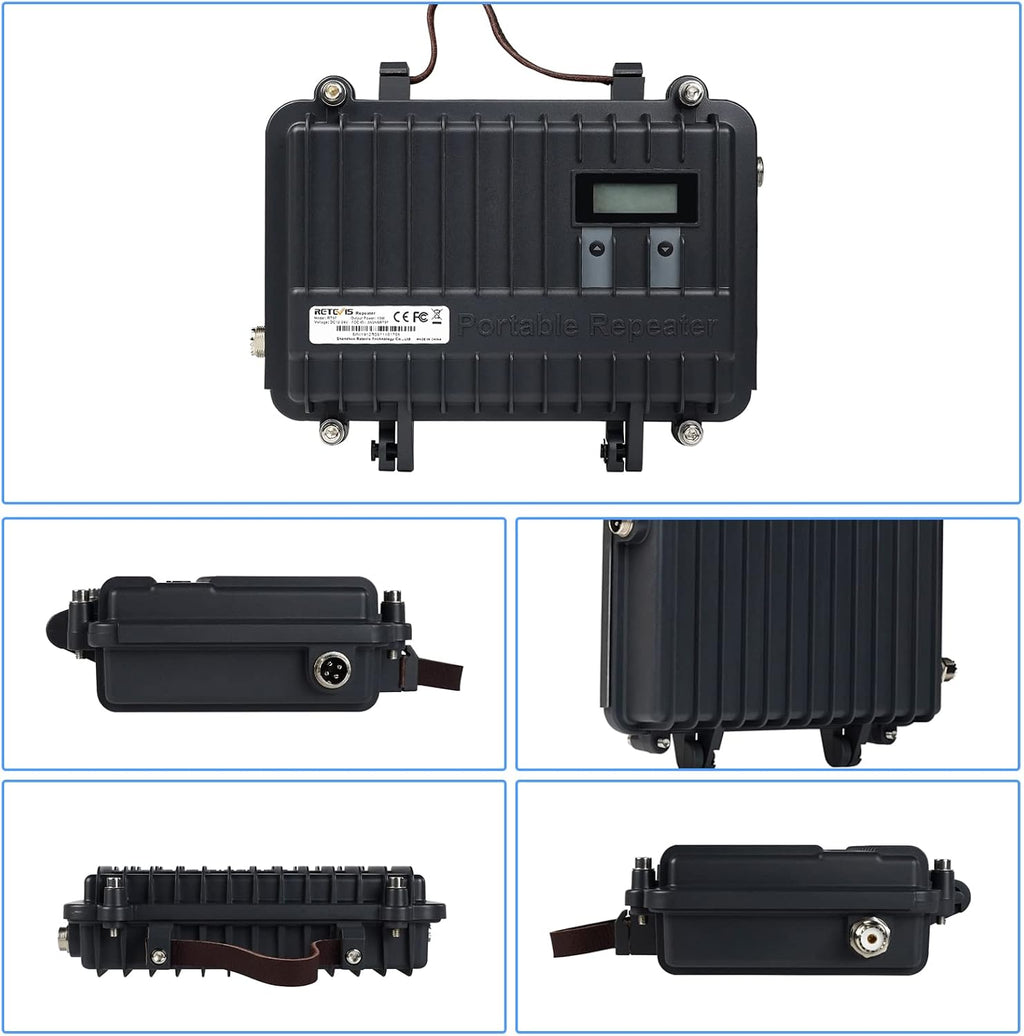 Retevis RT97 Full Duplex Radio Repeater, Customizable Analog, 16CH (1 Pack)