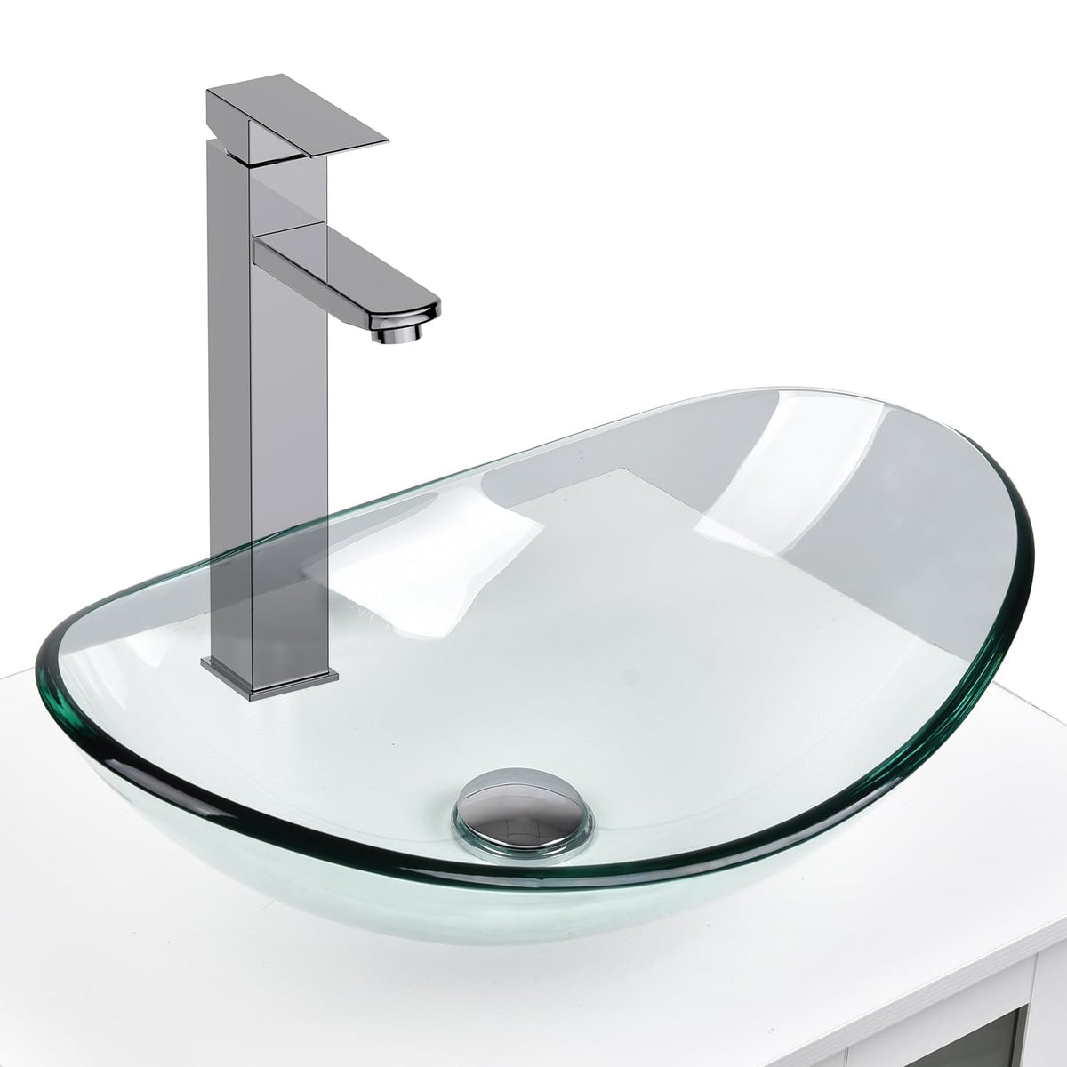 32'' Bathroom Vanity with Sink, Modern Bathroom Cabinet, Black