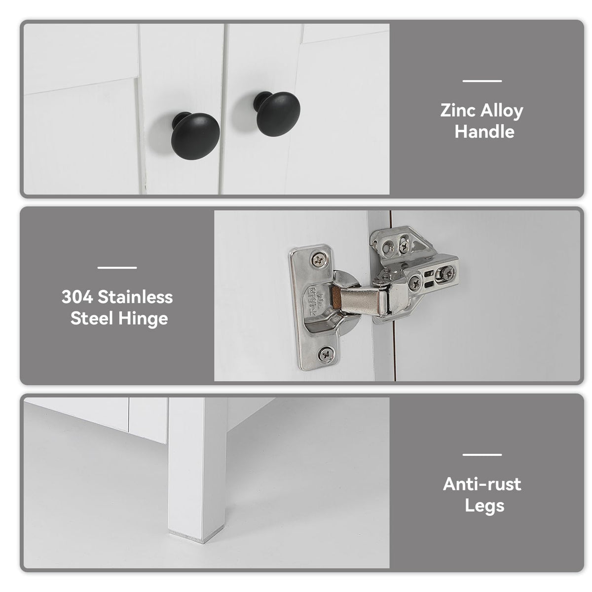 48" Bathroom Vanity with Sink, White Modern Freestanding Bathroom Vanity Cabinet with Marble Texture Top and 4 Drawers, Two Boat Ceramic Vessel Sinks