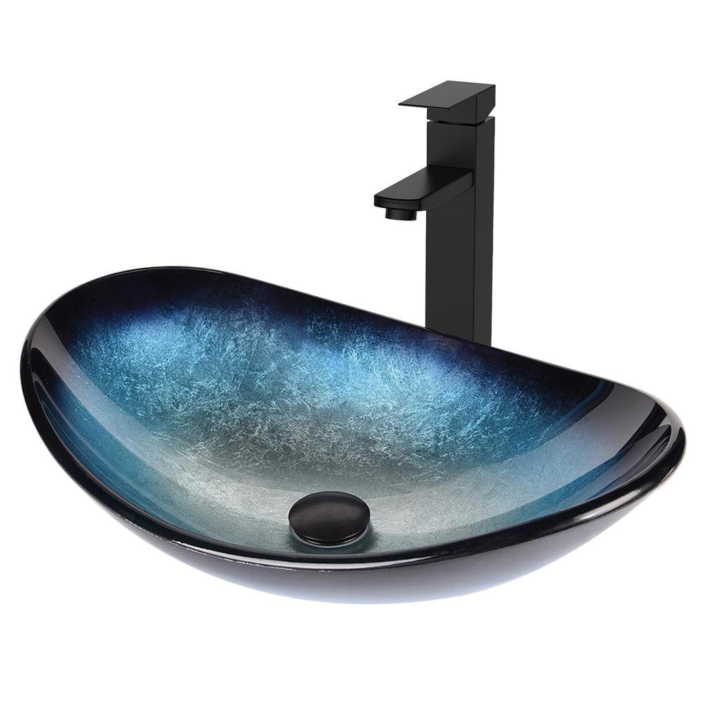 32'' Bathroom Vanity with Sink, Modern Bathroom Cabinet, Black