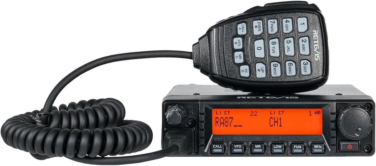 Retevis RA87 GMRS Mobile Radio, High Power Mobile Transceiver Base Station