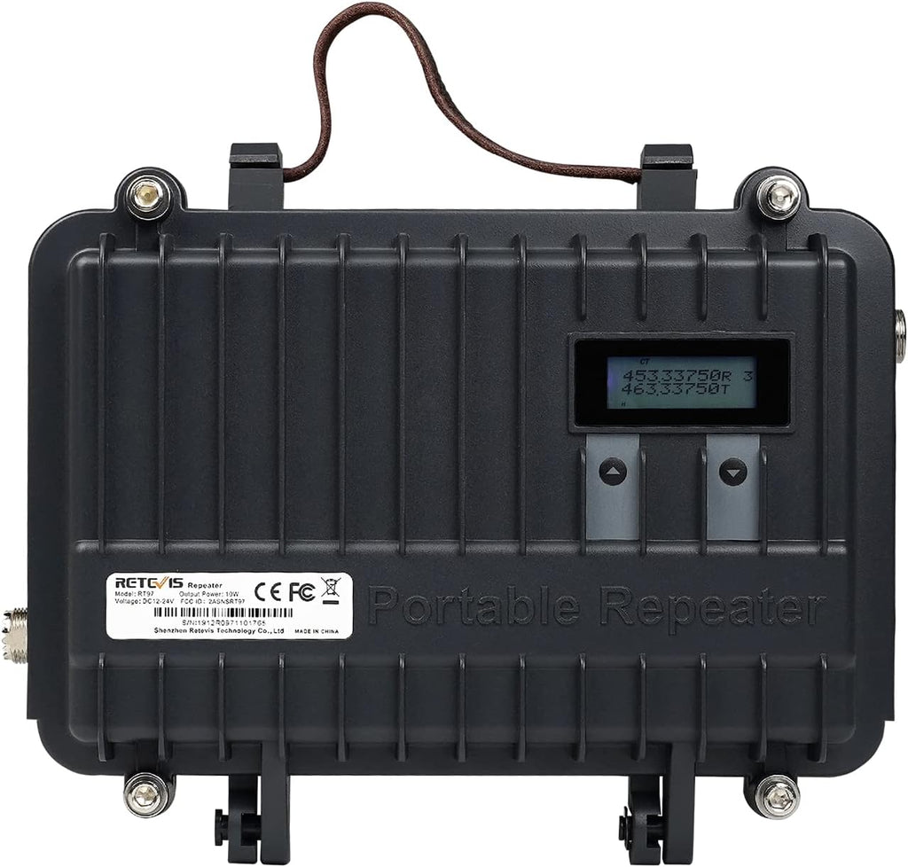 Retevis RT97 Full Duplex Radio Repeater, Customizable Analog, 16CH (1 Pack)
