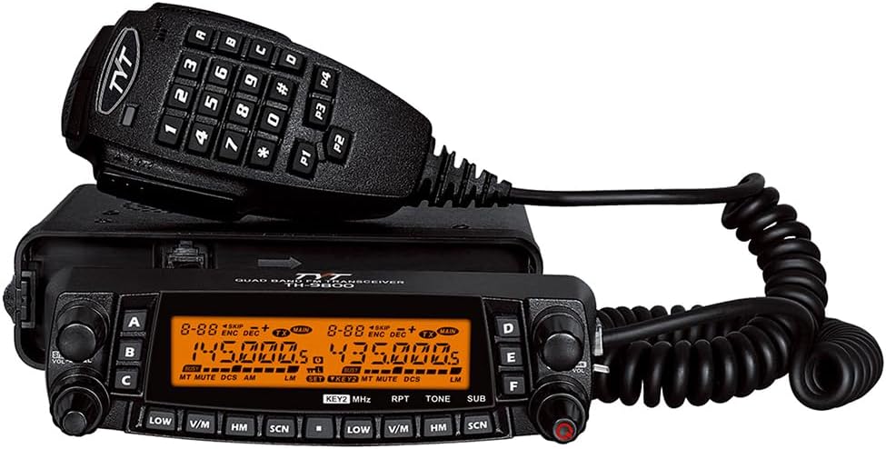 TH-9800 Plus Quad-Band Mobile Radio, 50W VHF 40W UHF Ham Radios Transceiver