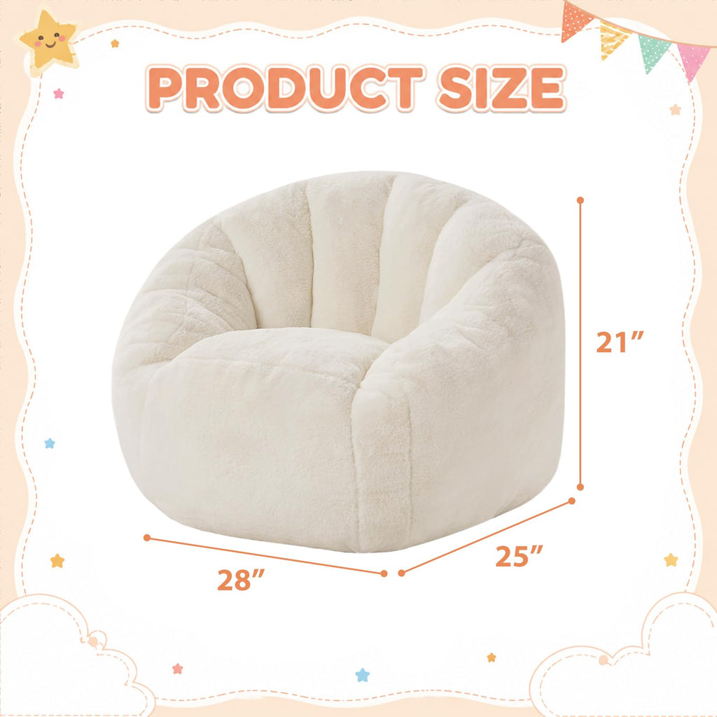 HUGHEAVEN Max Giant Bean Bag Chair, Bean Bag Sofa for Adults & Teens