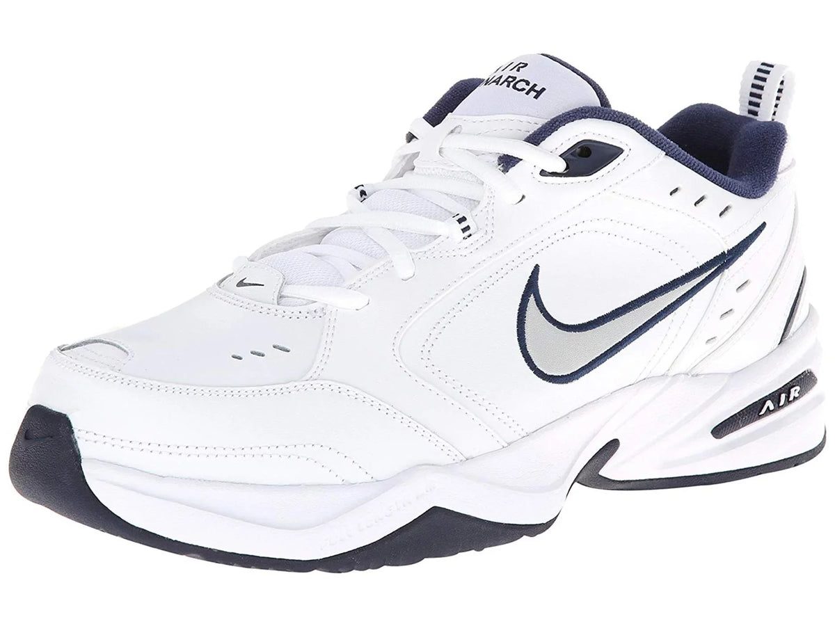 Nike Mens Air Monarch Iv Low Top Lace Up Trail Running Shoes, White, Size 11.0