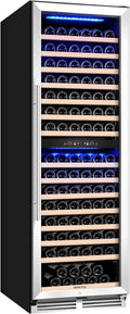 BODEGA 24" Dual Zone Wine fridge,174 Bottles Wine Cooler Refrigerator