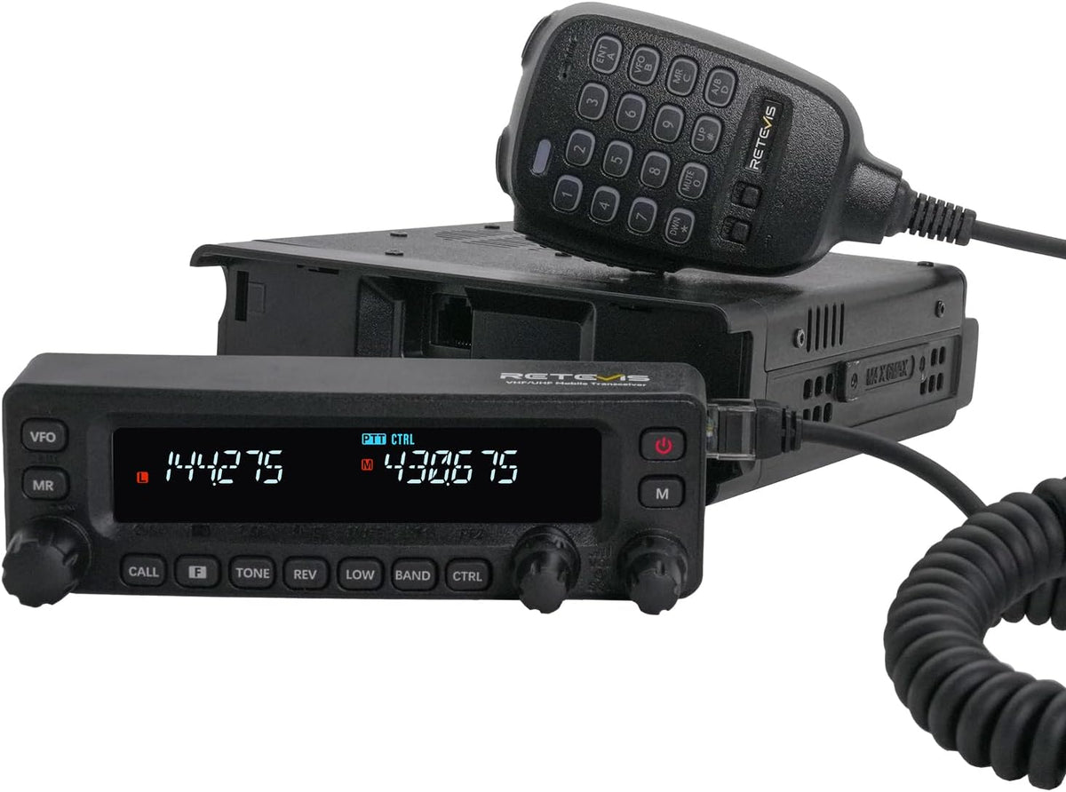 Retevis MA1 Dual Band Ham Radio, Cross-Band Repeater Mobile Transceiver
