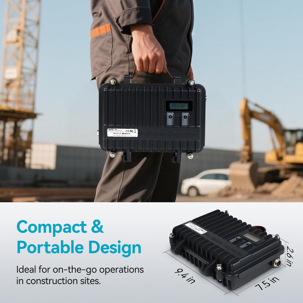 Retevis RT97 Full Duplex Radio Repeater, Customizable Analog, 16CH (1 Pack)