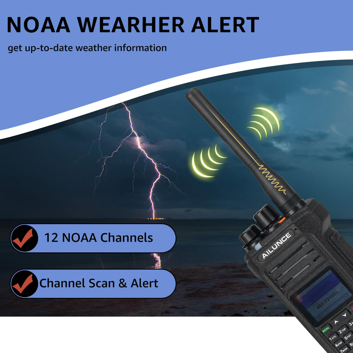 Retevis RA87 GMRS Mobile Radio, High Power Mobile Transceiver Base Station