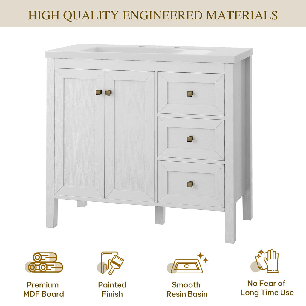 YITAHOME 36 inch Bathroom Vanity with Sink