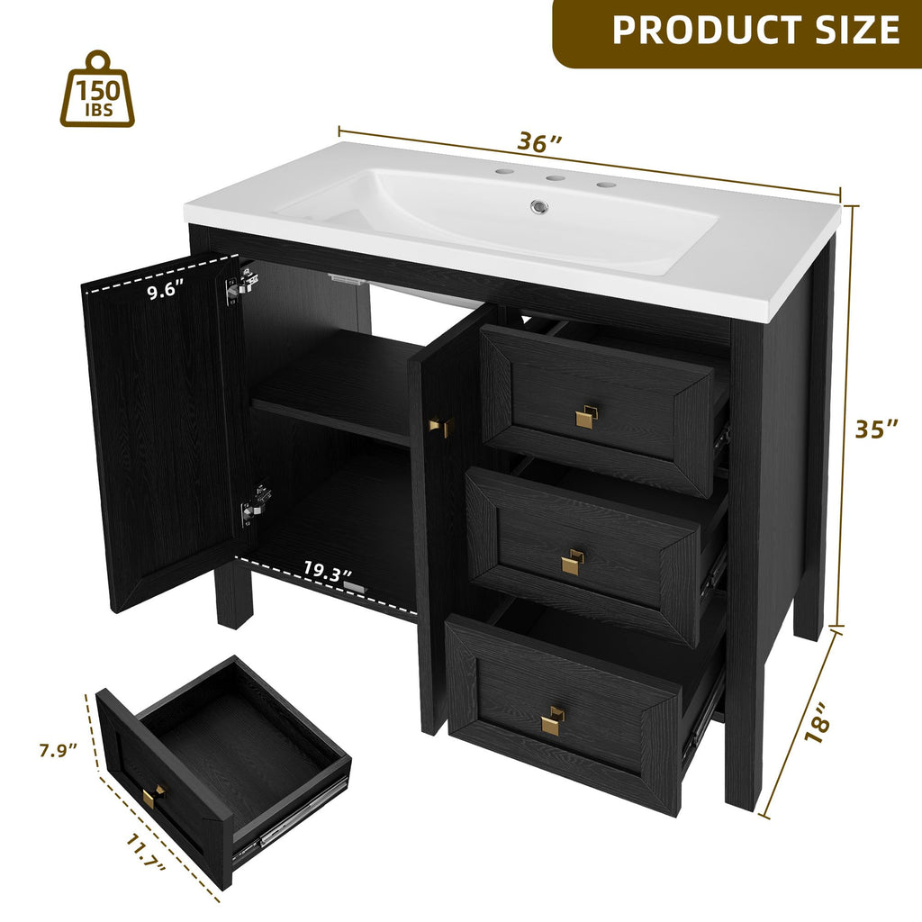 YITAHOME 36 inch Bathroom Vanity with Sink