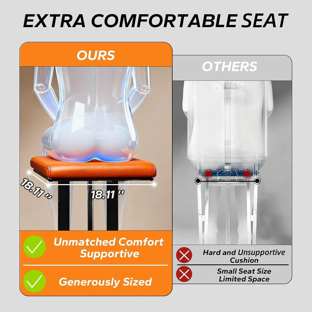 Steel Electric Floor Lift Chair with Wheels and PU Cushion, Floor Lift for Elderly, 440 LBS Capacity, Seat Belts and Handrails, Suitable for Home Use