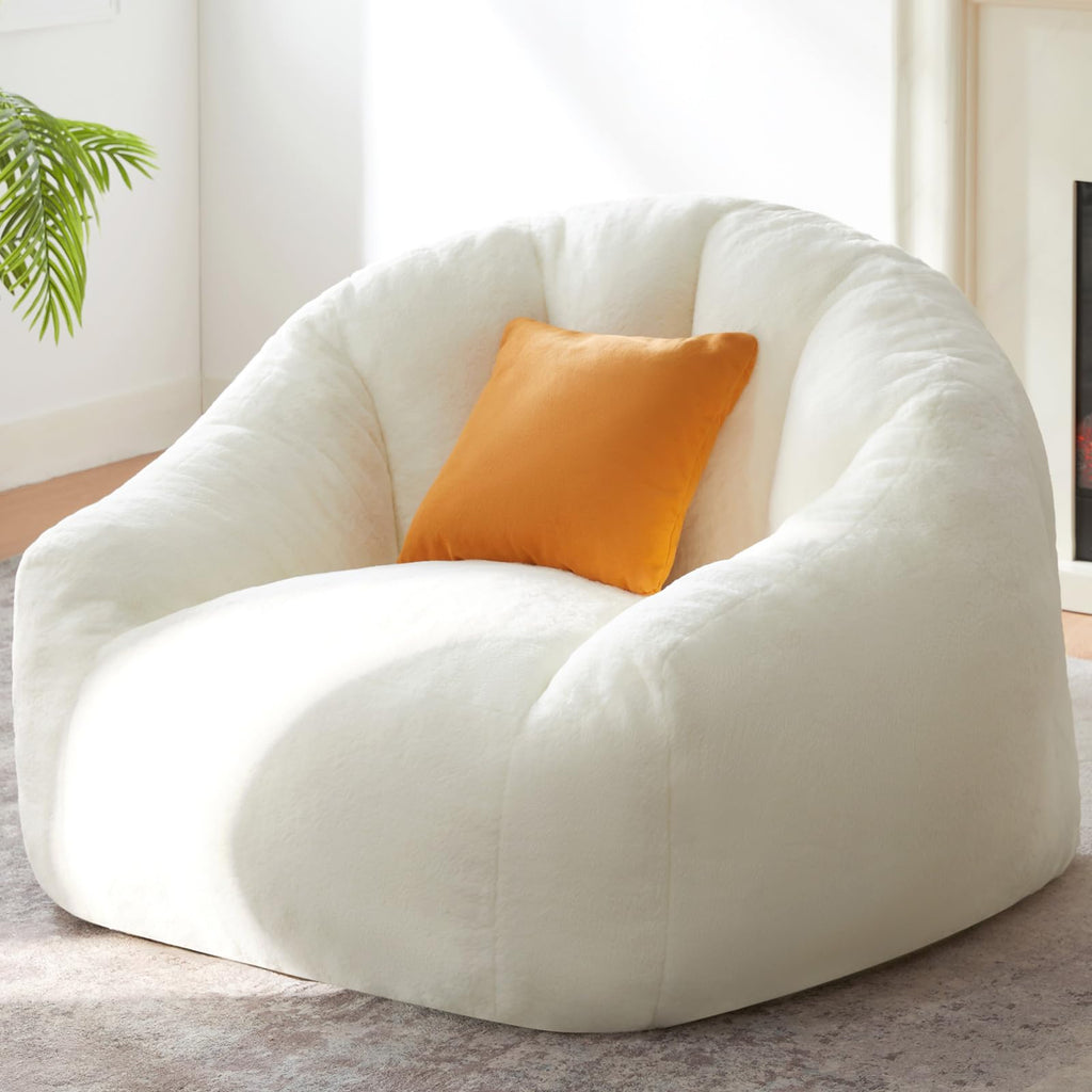 HUGHEAVEN Max Giant Bean Bag Chair, Bean Bag Sofa for Adults & Teens