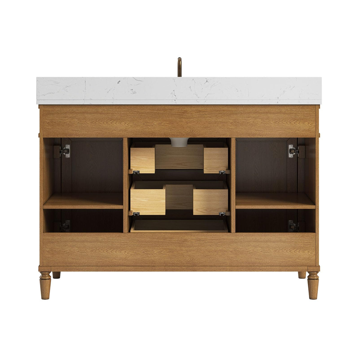 48 Inch Bathroom Vanity with Sink, Fully Assembled, Green