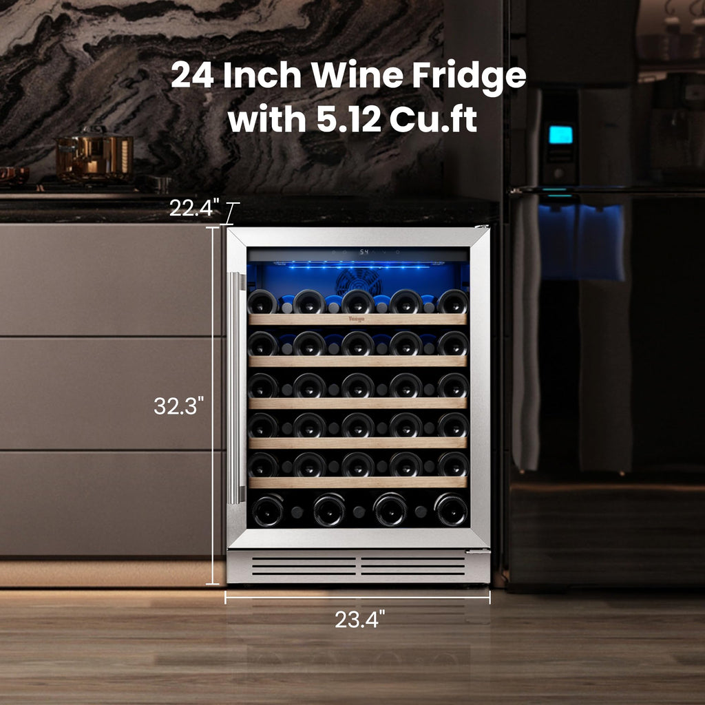Yeego 30 Inch Wine and Beverage Refrigerator with 80 Can and 33 Bottle
