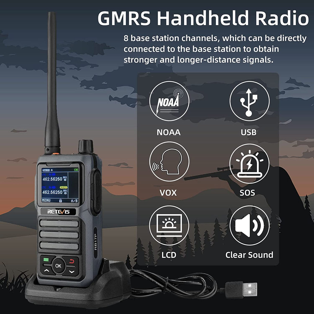 Retevis RT97 Full Duplex Radio Repeater, Customizable Analog, 16CH (1 Pack)
