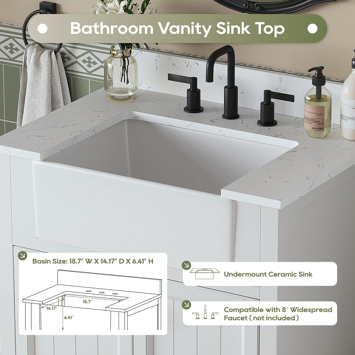 60 Inch Bathroom Vanity Double Sink, Steel Blue