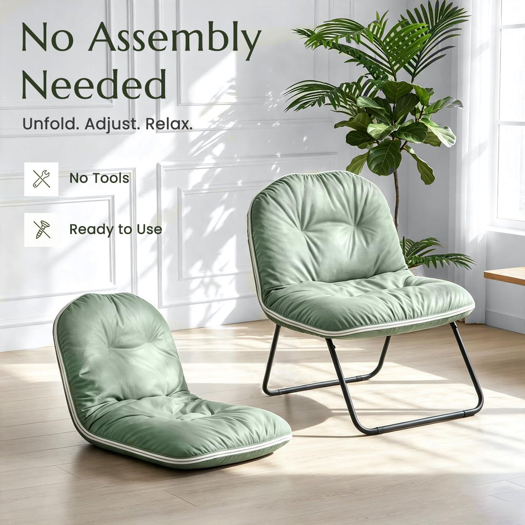 ZonLi Adjustable Floor Chair with Back Support