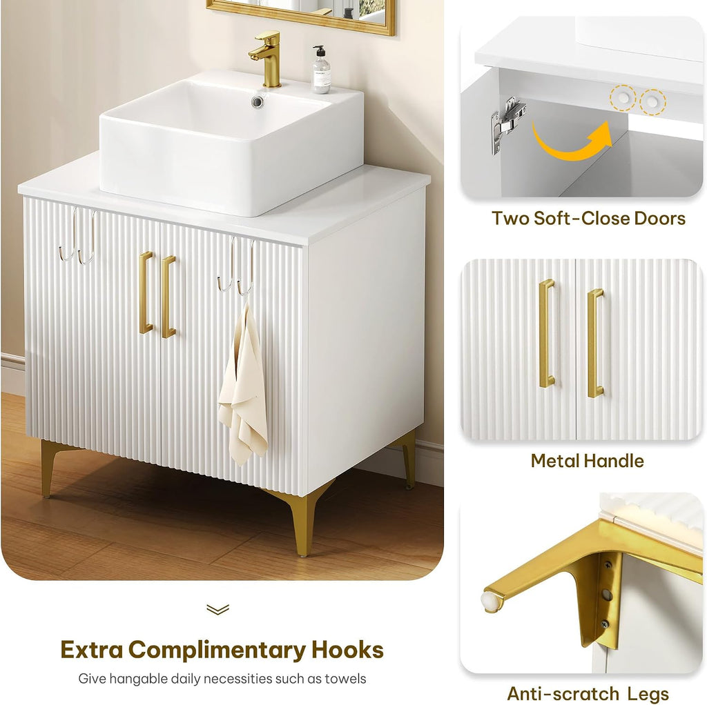 DWVO 30 Inch Bathroom Vanity with Sink