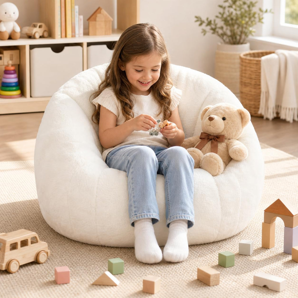 HUGHEAVEN Max Giant Bean Bag Chair, Bean Bag Sofa for Adults & Teens