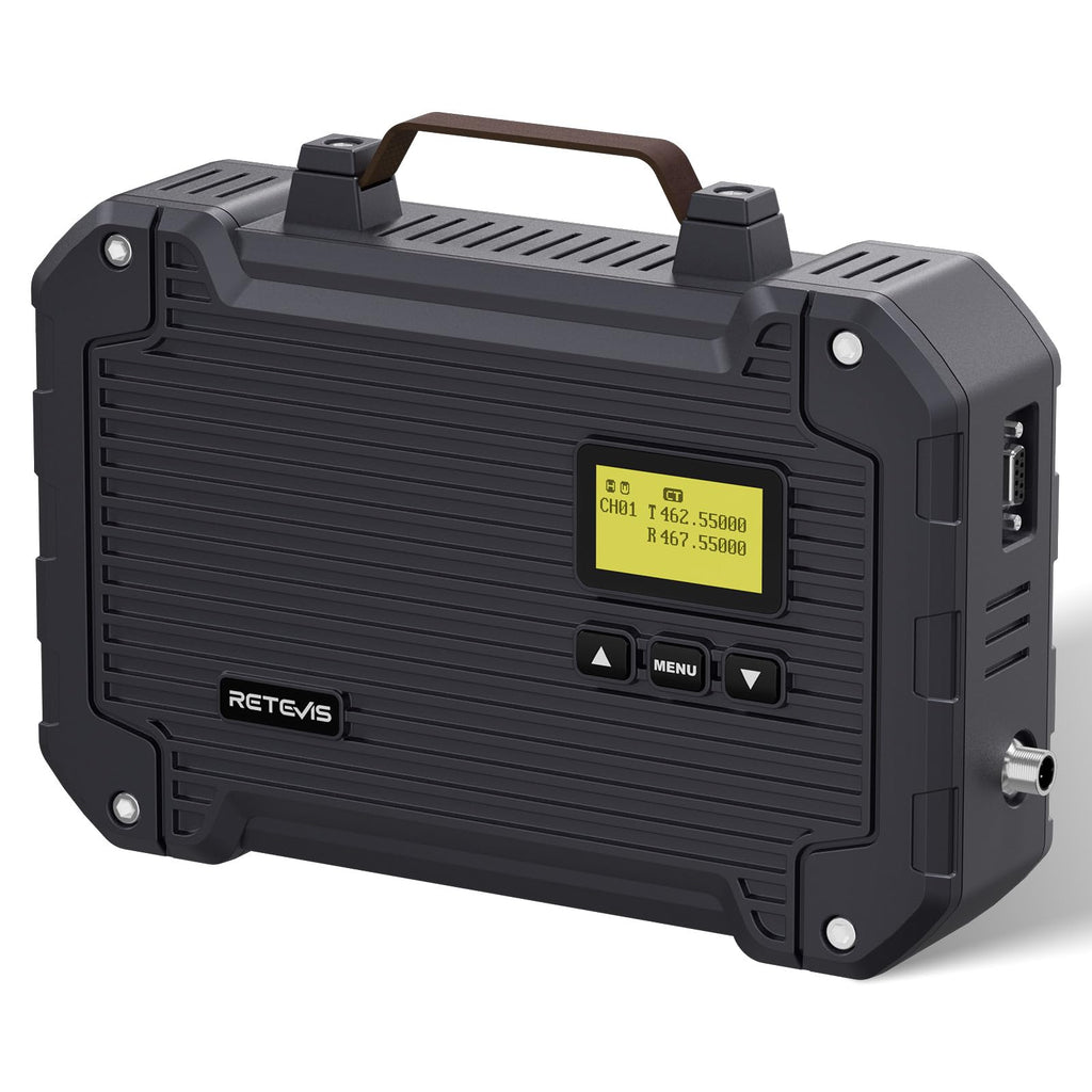 Retevis RT97L GMRS Repeater System, High Power with FRP Antenna & Cable