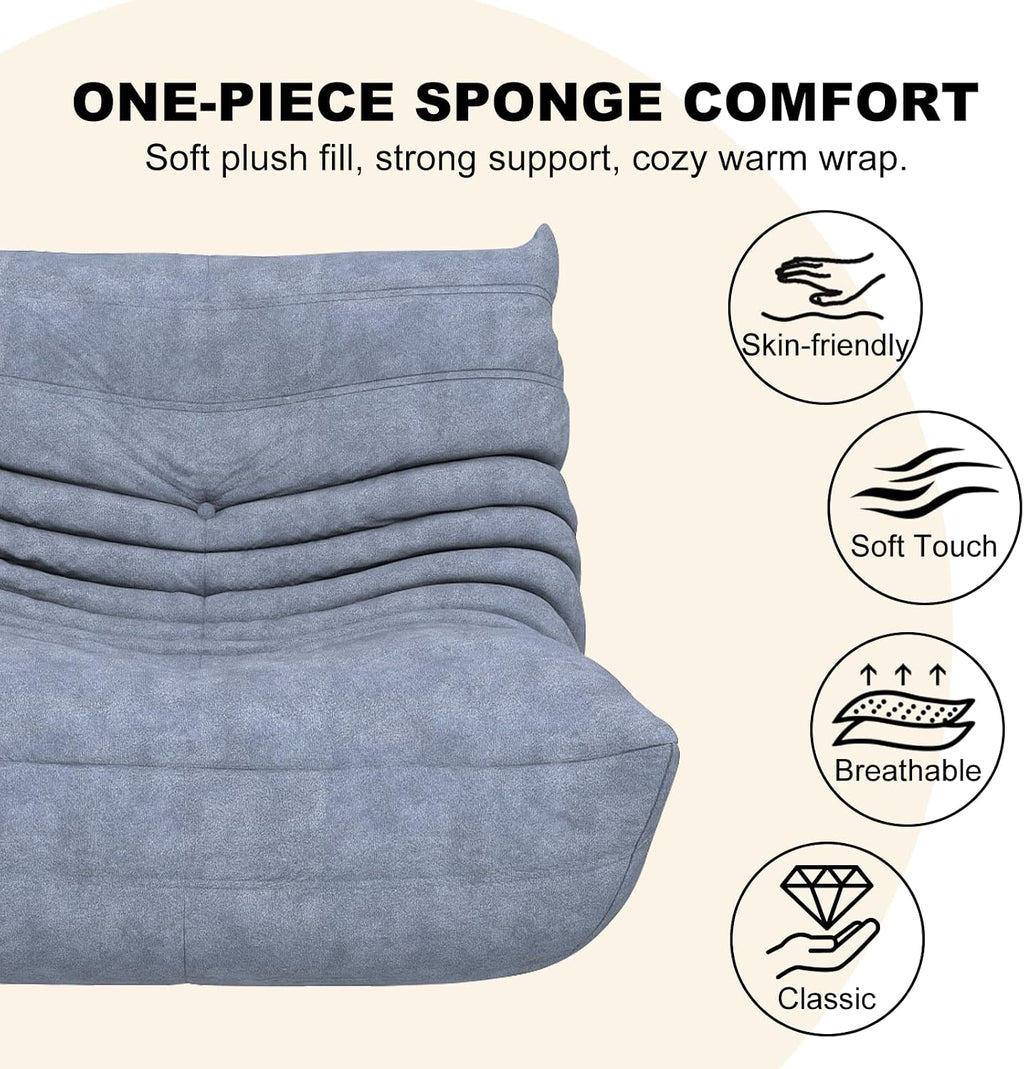 Bean Bag Chair for Adults, Memory Foam Bean Bag Sofa with Waterproof Fabric