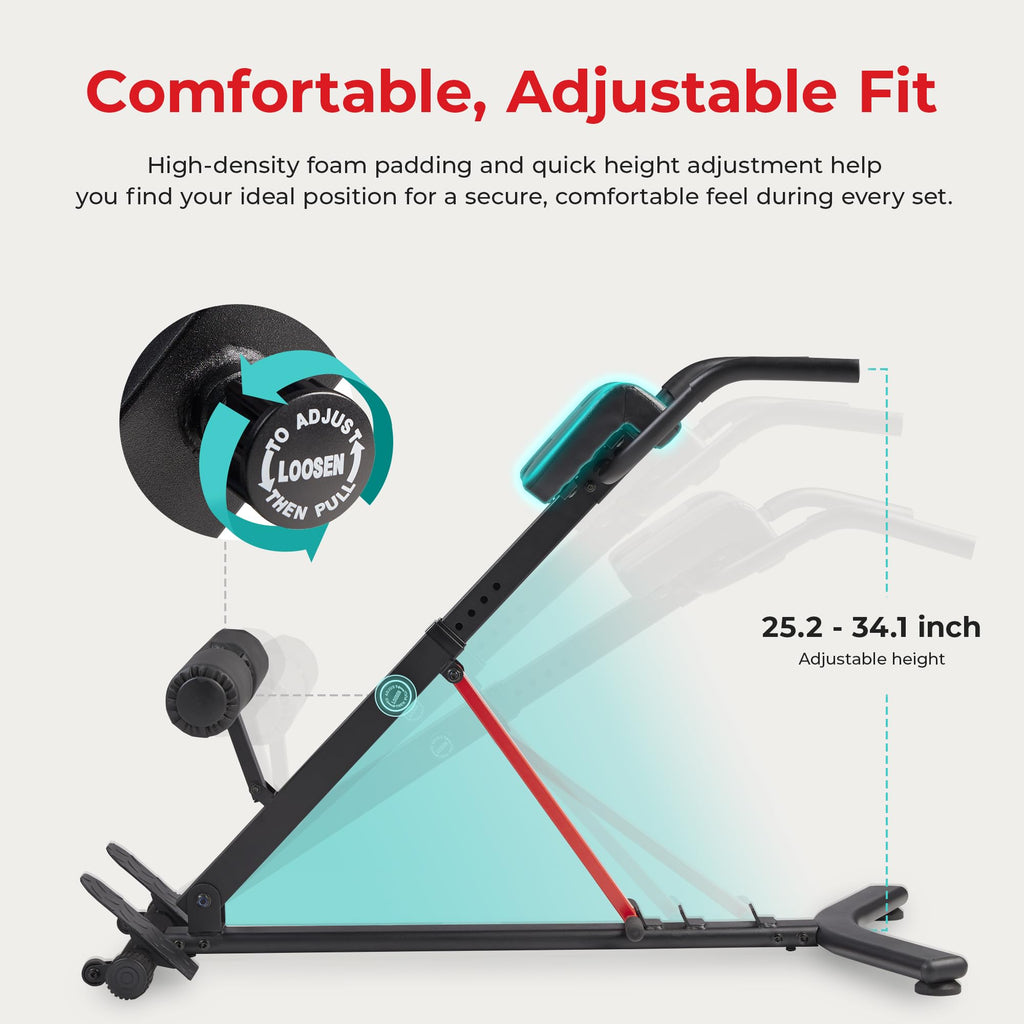 Sunny Health & Fitness Multi-Function Roman Chair
