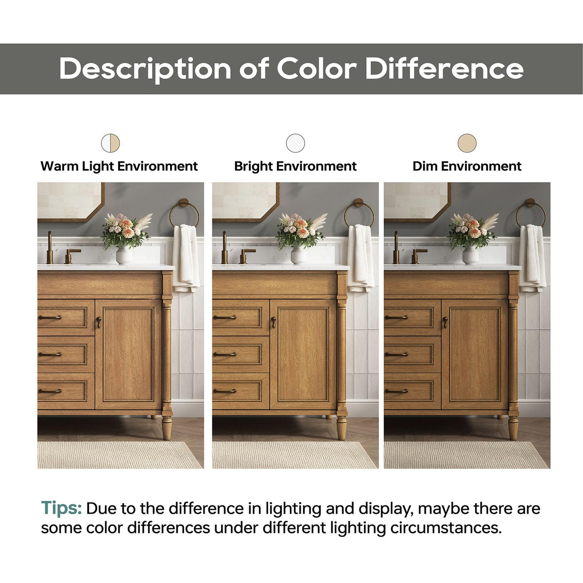 48 inch Bathroom Vanity with Sink, Green